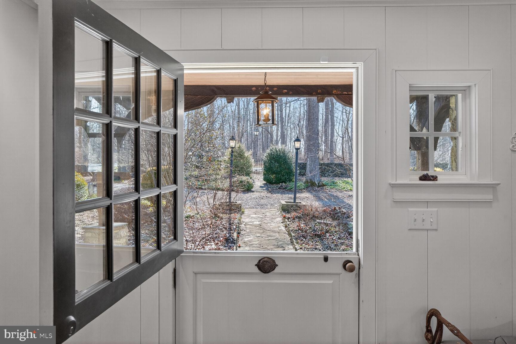 17651 Raven Rocks Road Bluemont, VA 20135 - Photo 25 of 87 The Front Entrance is a Dutch Door, Twist Doorbell
