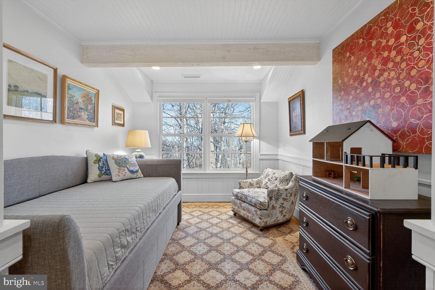 17651 Raven Rocks Road Bluemont, VA 20135 - Photo 49 of 87 a bedroom with furniture and a large window