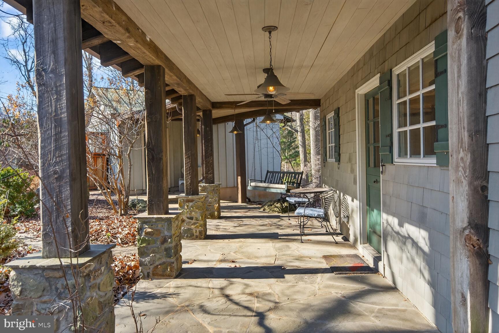17651 Raven Rocks Road Bluemont, VA 20135 - Photo 59 of 87 Stone Floor, Pendant Lights, Ceiling Fan