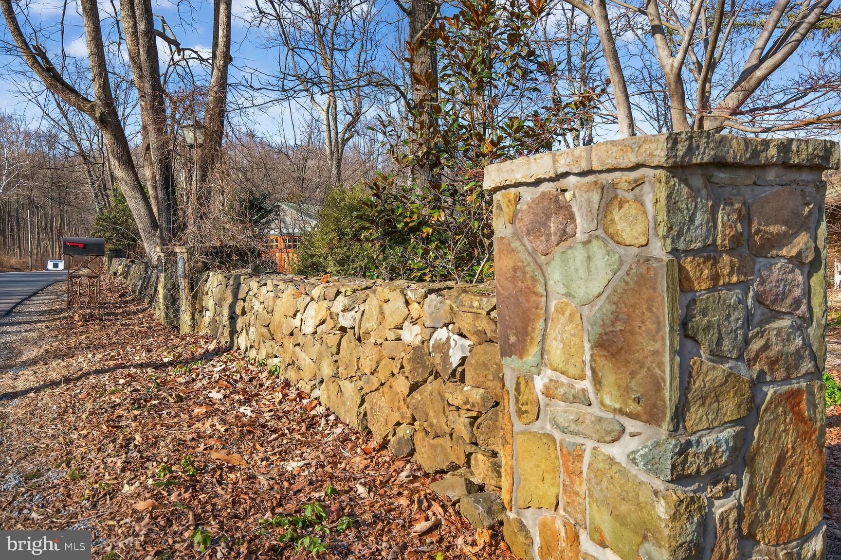 17651 Raven Rocks Road Bluemont, VA 20135 - Photo 72 of 87 Stone Fence by the road