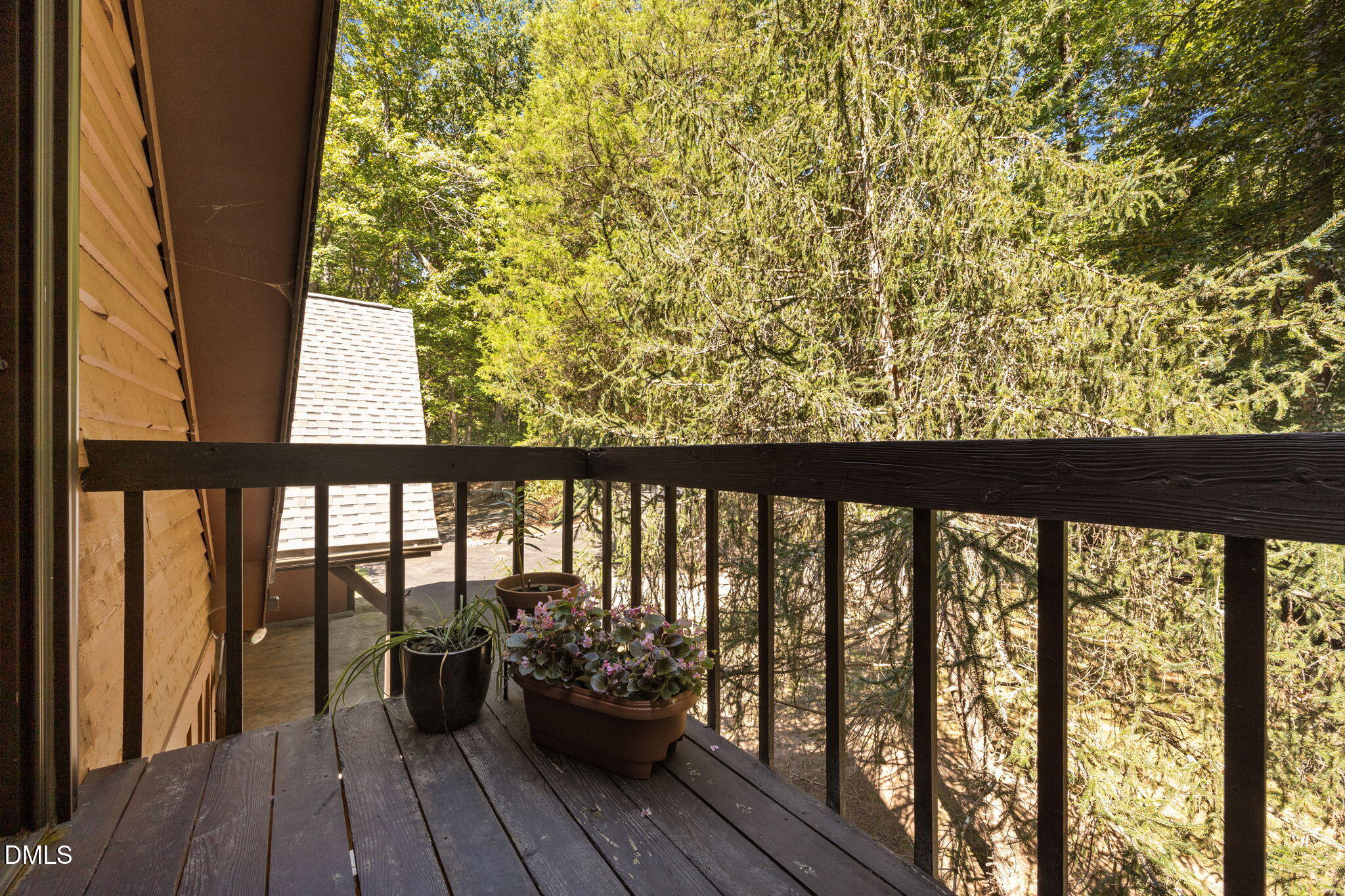 2408 Windsor Trail Raleigh, NC 27615 - Photo 27 of 45 a view of balcony with wooden floor