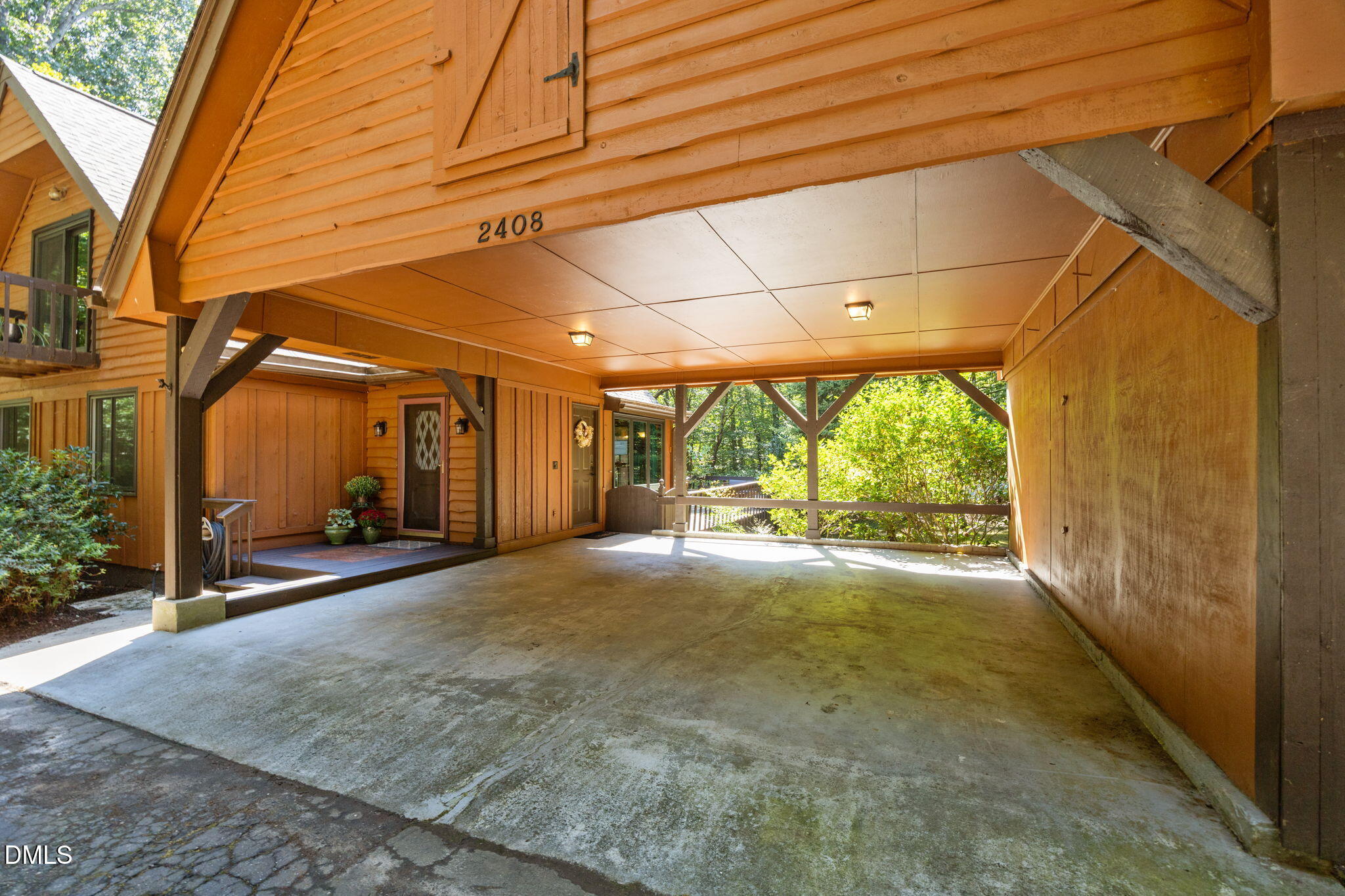 2408 Windsor Trail Raleigh, NC 27615 - Photo 43 of 45 a view of a room with porch and patio