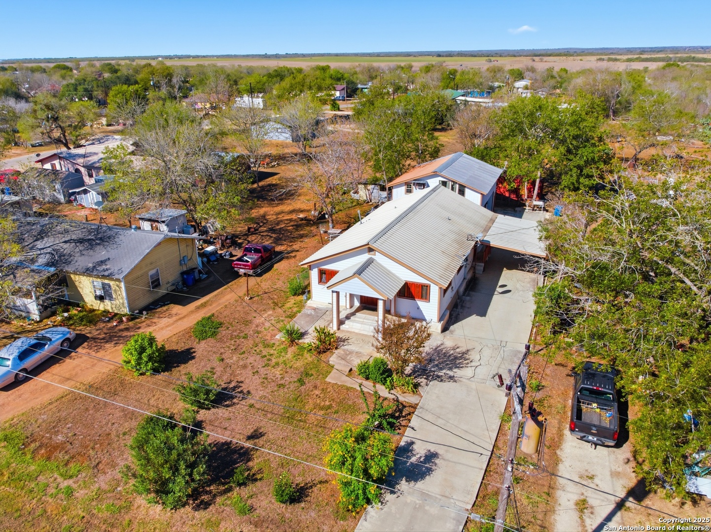 406 North Rancho Road Nixon, TX 78140 - Photo 4 of 31 an aerial view of residential houses with outdoor space