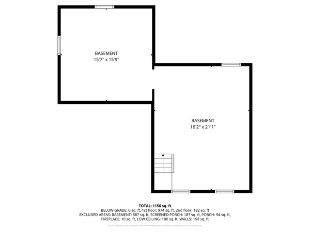 a picture of a bench in front of a white house