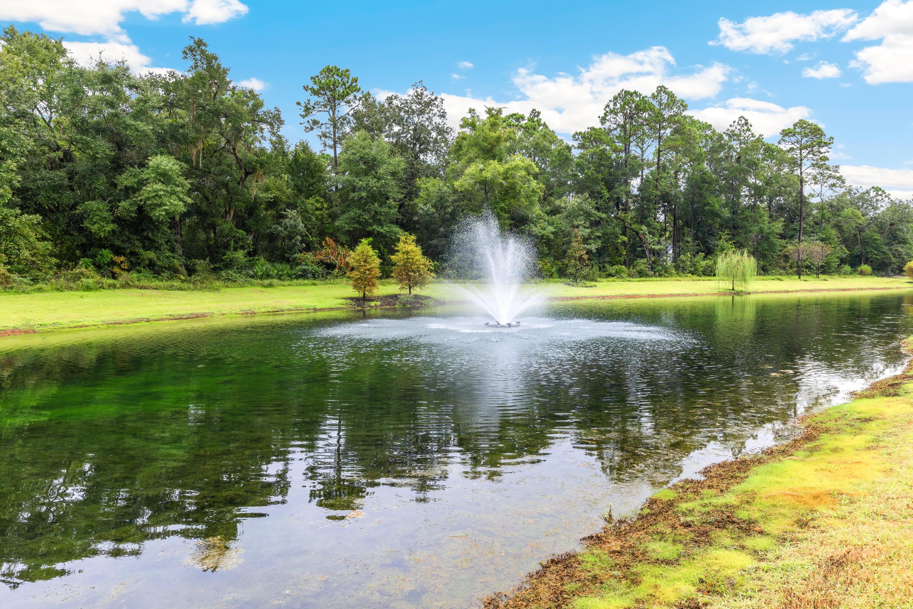 160 Clarke Hl Road Freeport, FL 32439 - Photo 20 of 34 a view of a lake from a yard