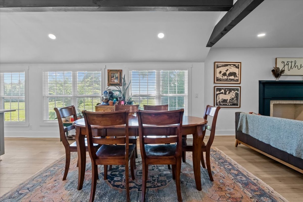 1030 Upper Creek Road Vanleer, TN 37181 - Photo 9 of 38 a view of a dining room with furniture window and outside view