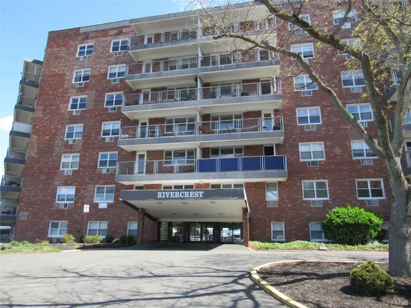 a front view of a building