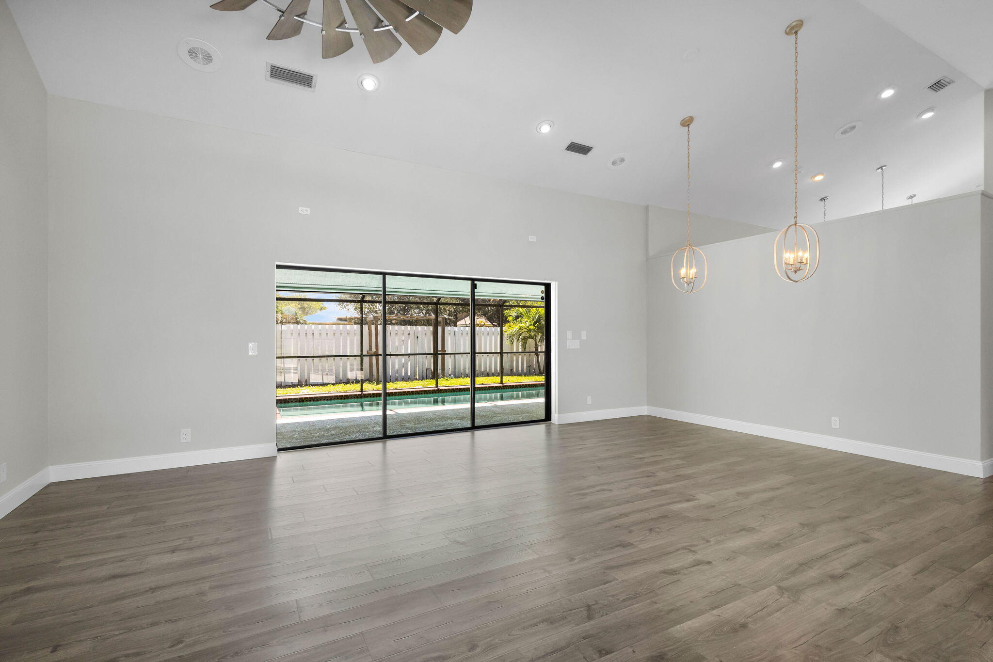 120 Bayberry Circle Jupiter, FL 33458 - Photo 9 of 37 Sliders to Pool / Patio Area