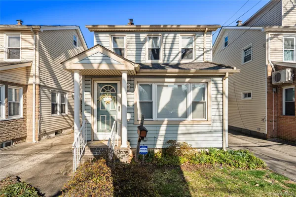 front view of a house with a porch