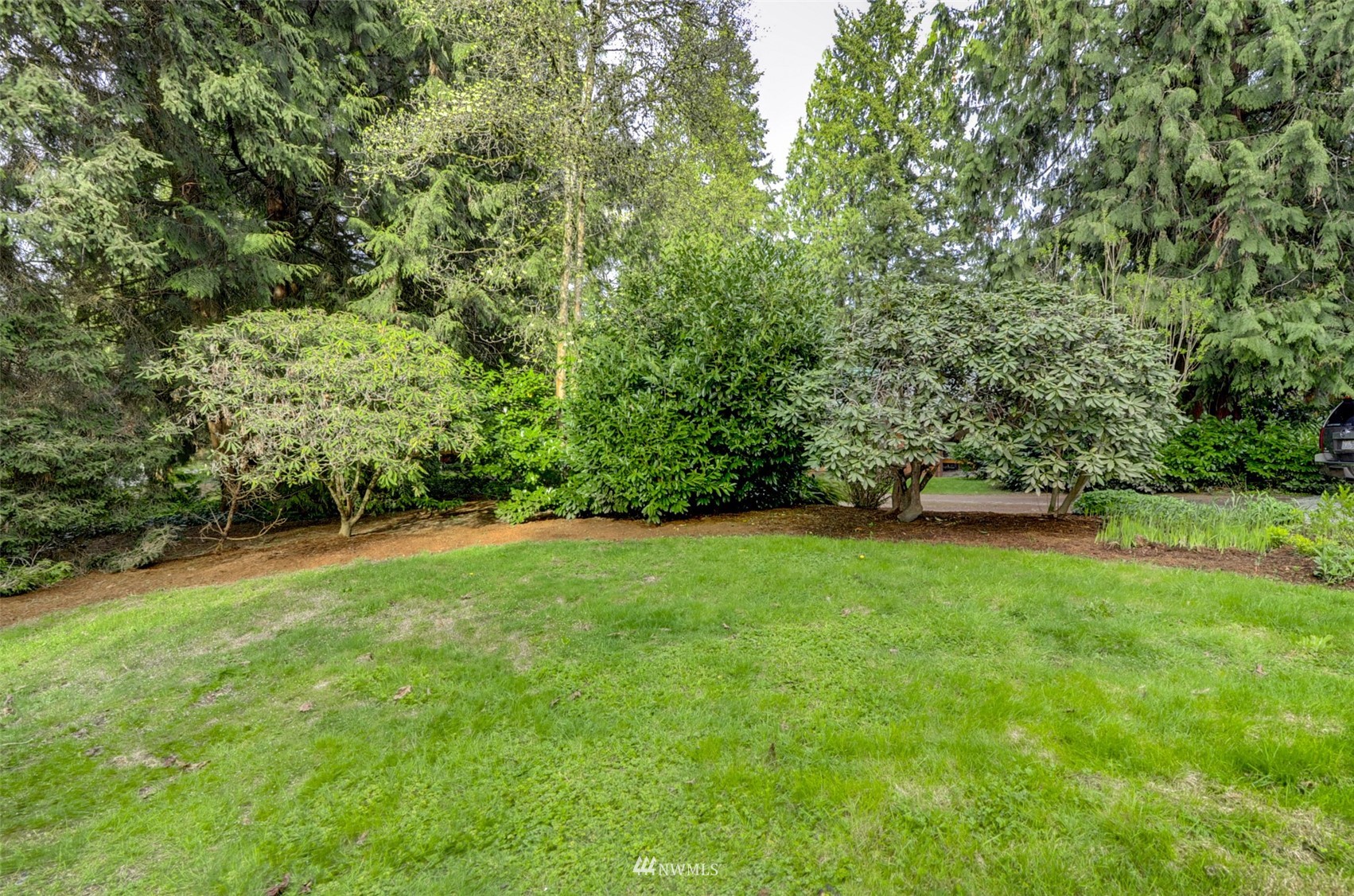 20414 West Richmond Road Bothell, WA 98021 - Photo 27 of 30 a view of a big yard with plants and large trees