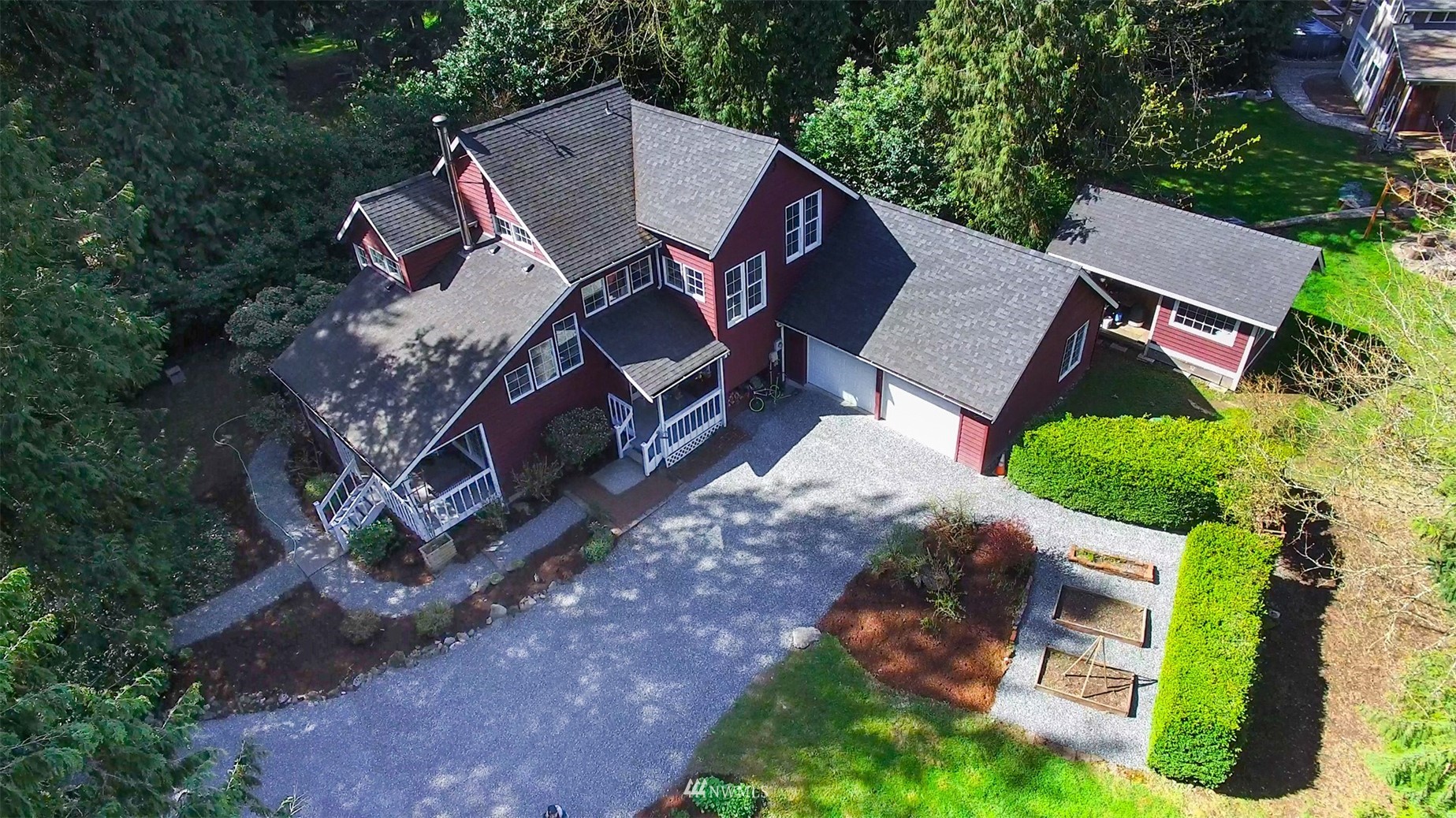 20414 West Richmond Road Bothell, WA 98021 - Photo 29 of 30 an aerial view of a house with a yard