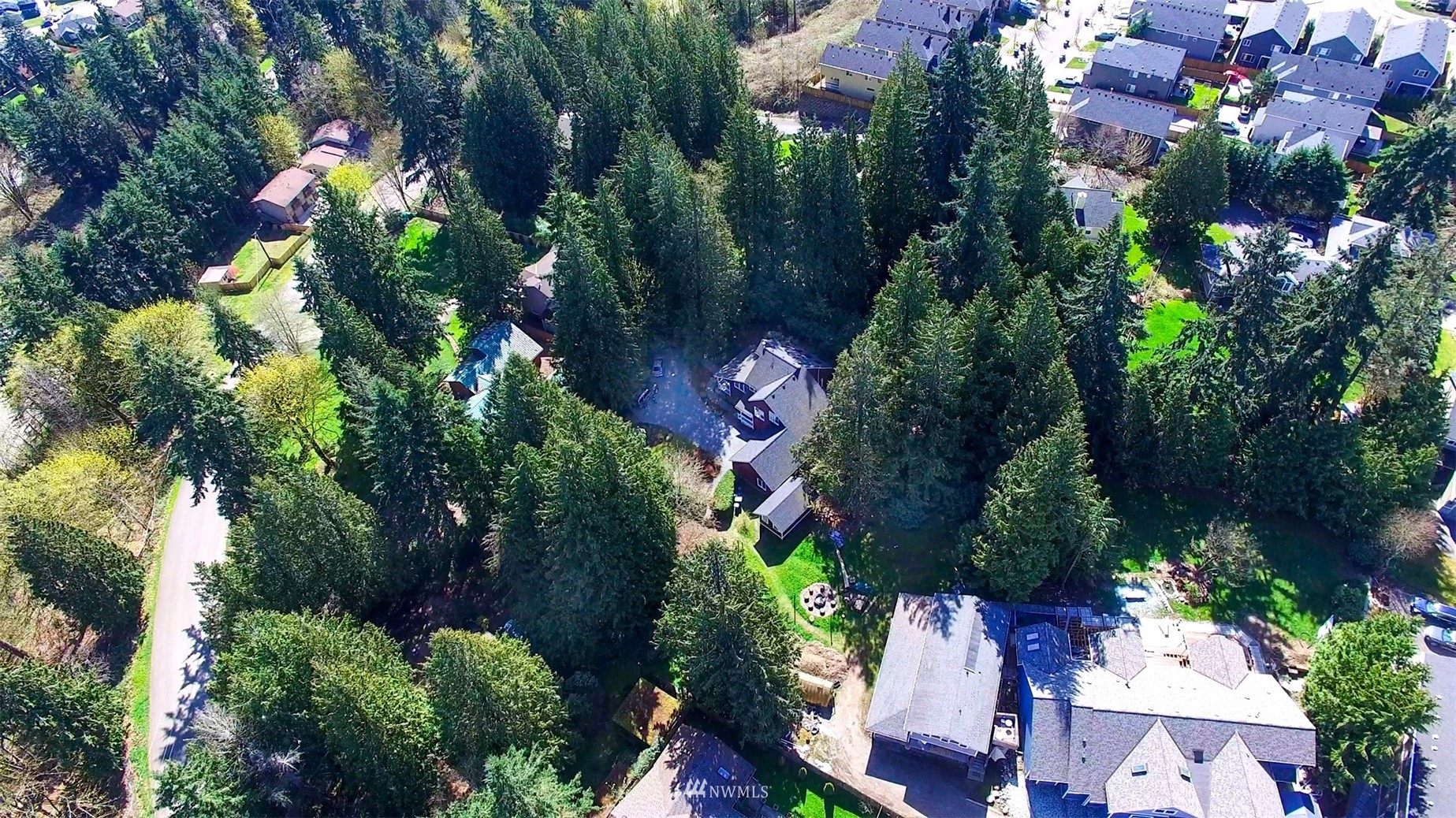 20414 West Richmond Road Bothell, WA 98021 - Photo 30 of 30 an aerial view of a house with a yard