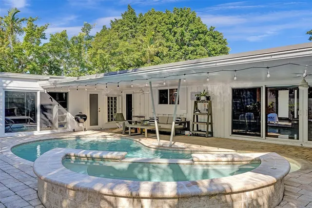 a view of yard with patio