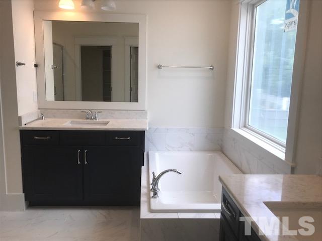 1005 Norris Street Raleigh, NC 27604 - Photo 23 of 25 a bathroom with a sink and a mirror
