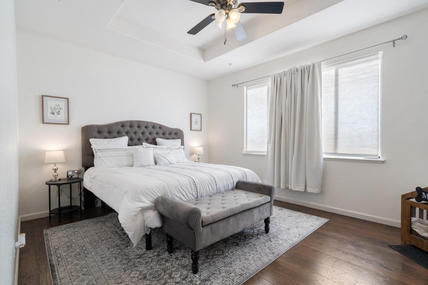 2448 Vallarta Drive Bay Point, CA 94565 - Photo 18 of 52 a bedroom with a bed and wooden floor