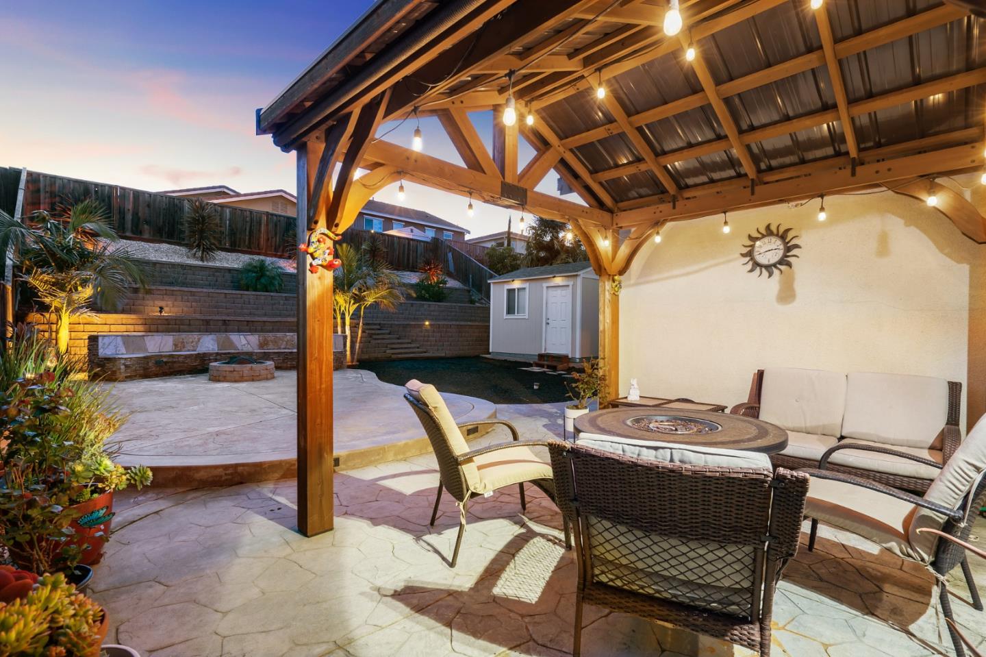 2448 Vallarta Drive Bay Point, CA 94565 - Photo 43 of 52 a patio with a table and chairs