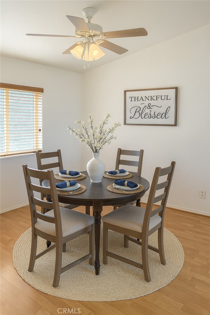 13130 Evergreen Road Pinon Hills, CA 92372 - Photo 8 of 22 a view of a dining room with furniture