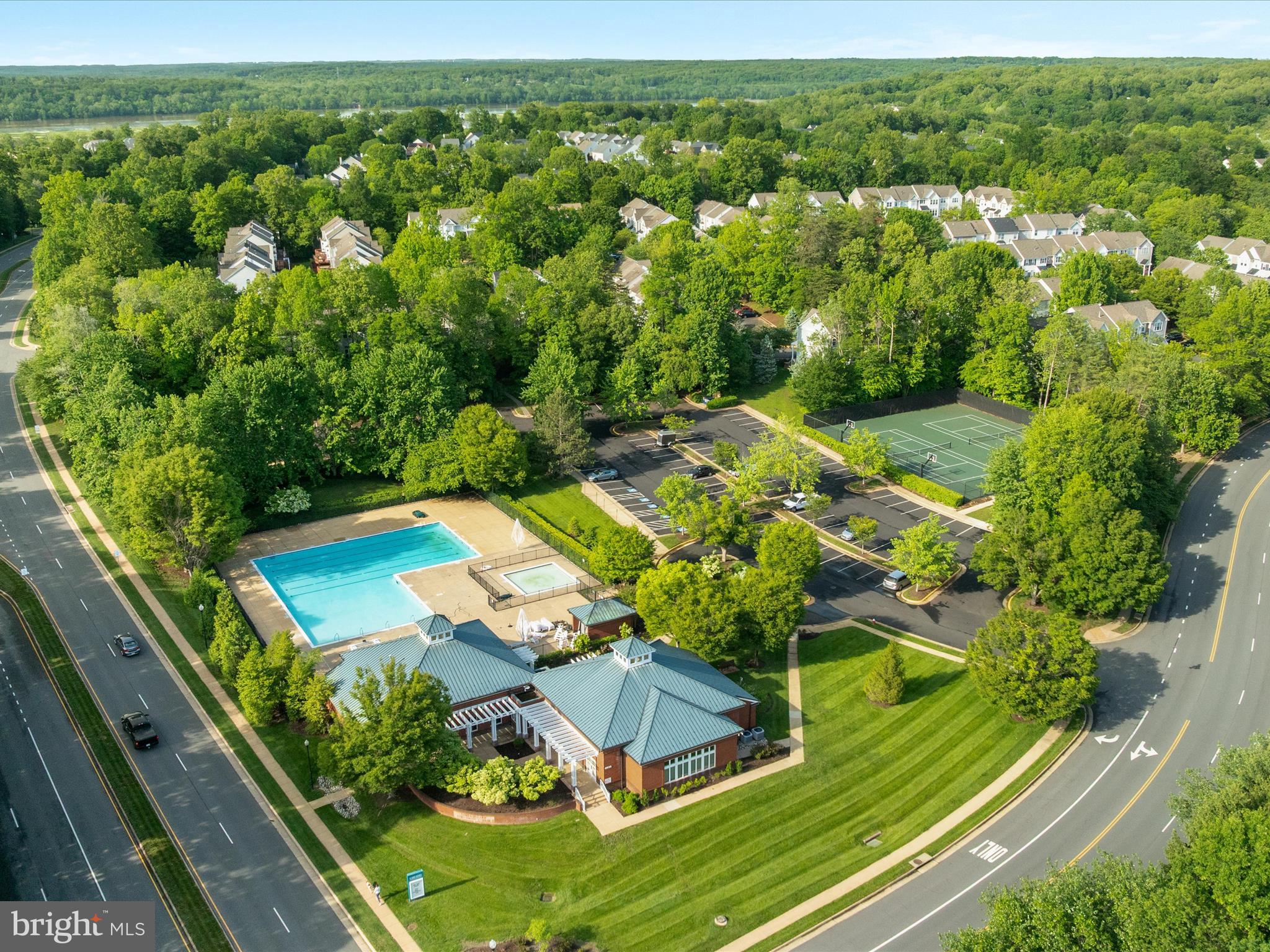 20636 Muddy Harbor Square Sterling, VA 20165 - Photo 36 of 41 an aerial view of a residential houses with outdoor space and street view