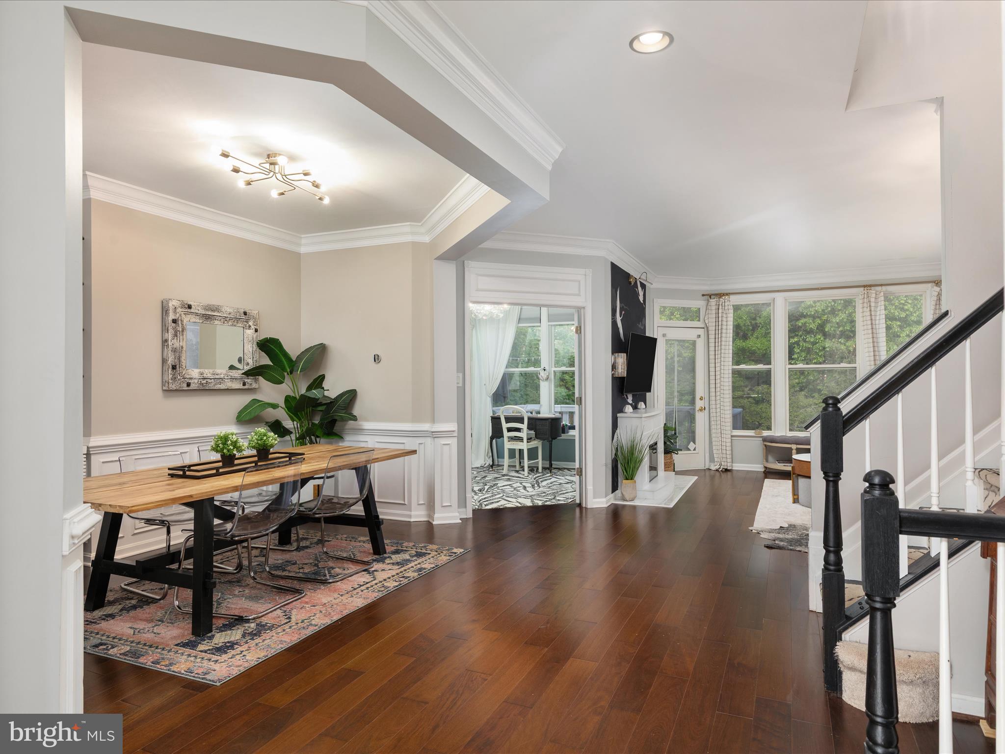 20636 Muddy Harbor Square Sterling, VA 20165 - Photo 6 of 41 a living room with furniture and wooden floor