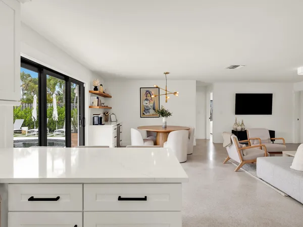 a utility room with closet