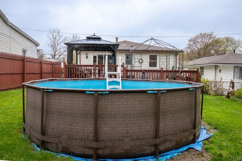 110 Leicestershire Road Irondequoit, NY 14621 - Photo 21 of 26 Intex pool with wicker cover