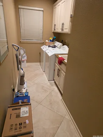 a room with storage and utility