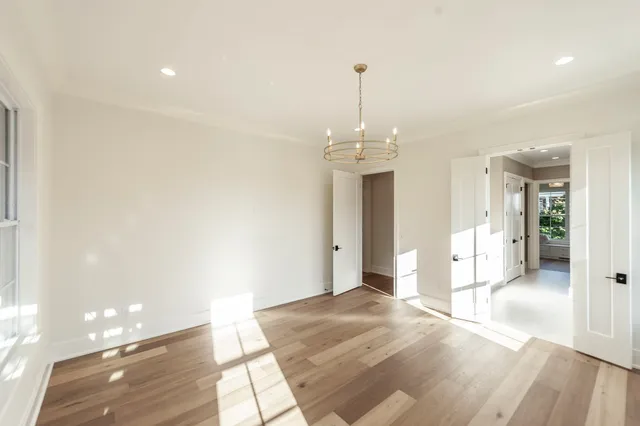 a house view with a garden space