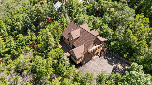335 Jungfrau Hill Road Midway, UT 84049 - Photo 7 of 34 View from above of property featuring a tree filled landscape