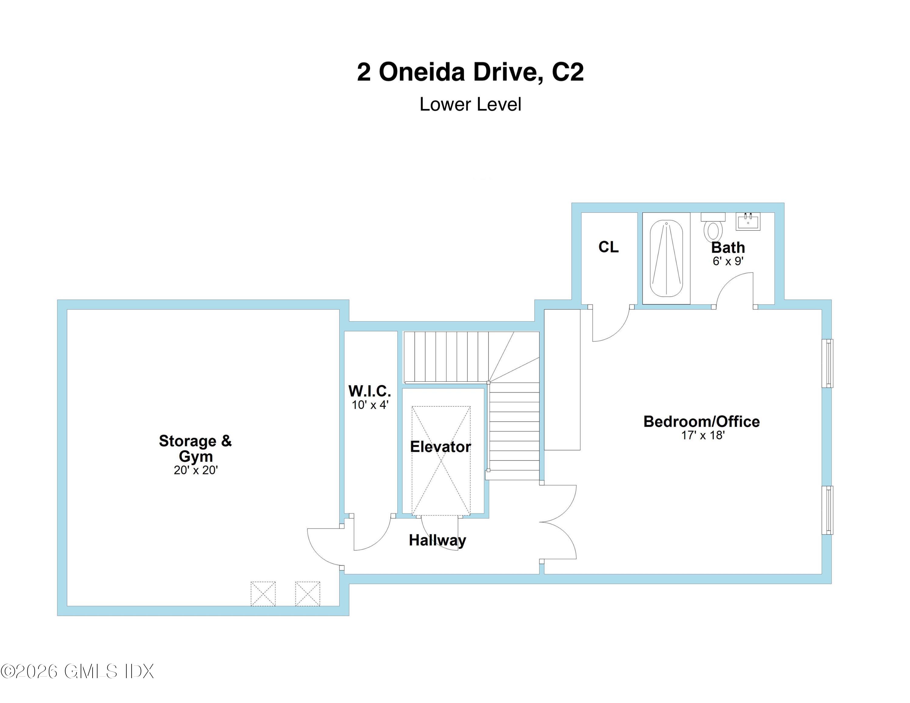 2 Oneida Drive, Unit C2 Greenwich, CT 06830 - Photo 31 of 31 Lower Level
