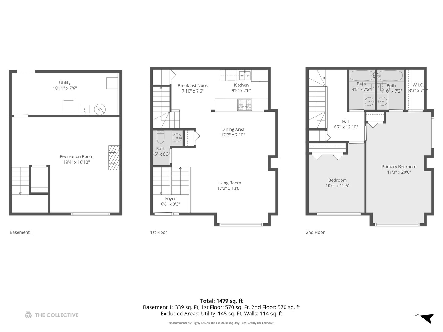 351 Park Ridge Lane, Unit D Aurora, IL 60504 - Photo 29 of 29 a picture of a floor plan