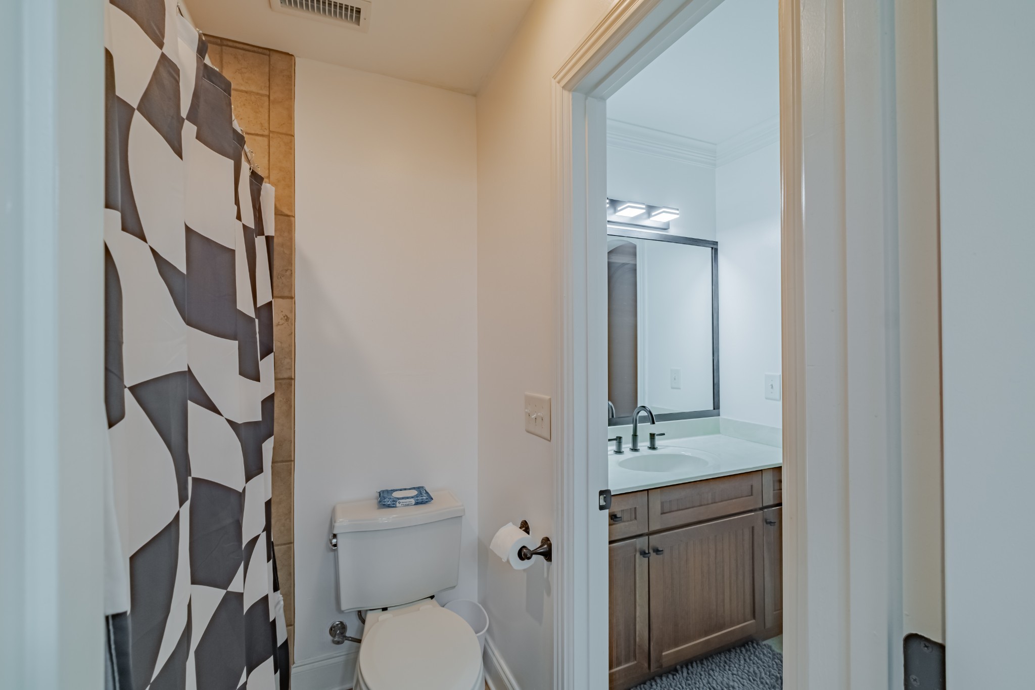 356 Ridgecrest Drive Winchester, TN 37398 - Photo 43 of 74 a bathroom with a granite countertop sink vanity mirror and toilet