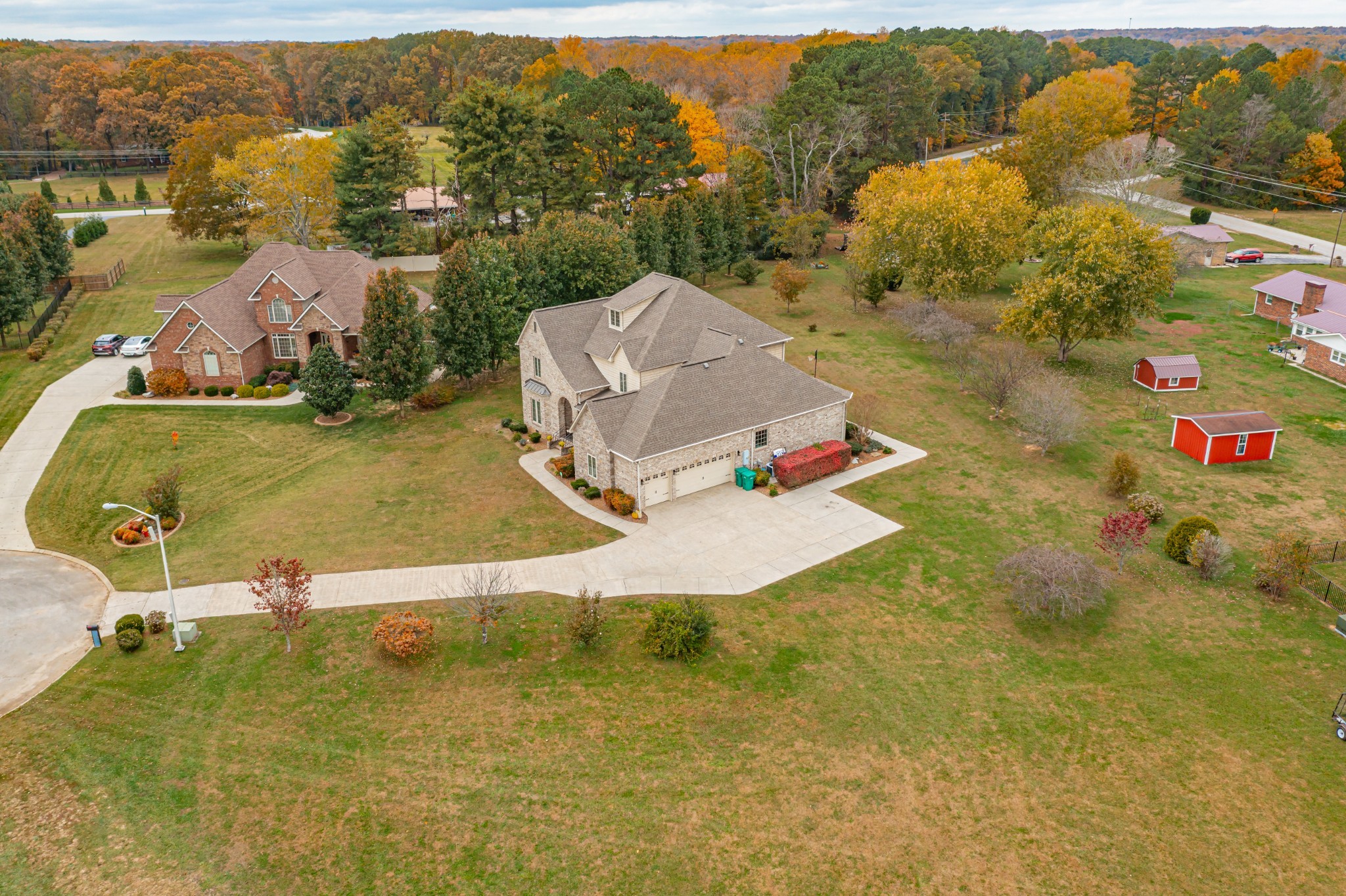 356 Ridgecrest Drive Winchester, TN 37398 - Photo 69 of 74 an aerial view of residential houses with outdoor space