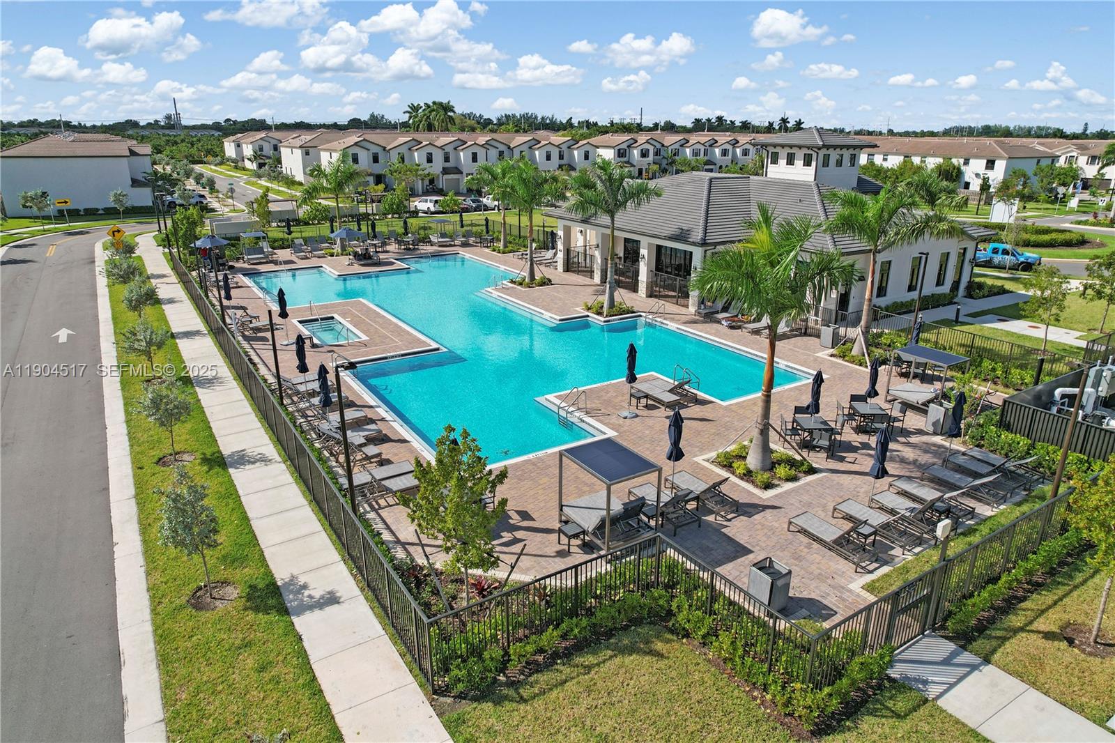 12942 Southwest 232nd Terrace Homestead, FL 33032 - Photo 23 of 27 an aerial view of a house with a garden and lake view