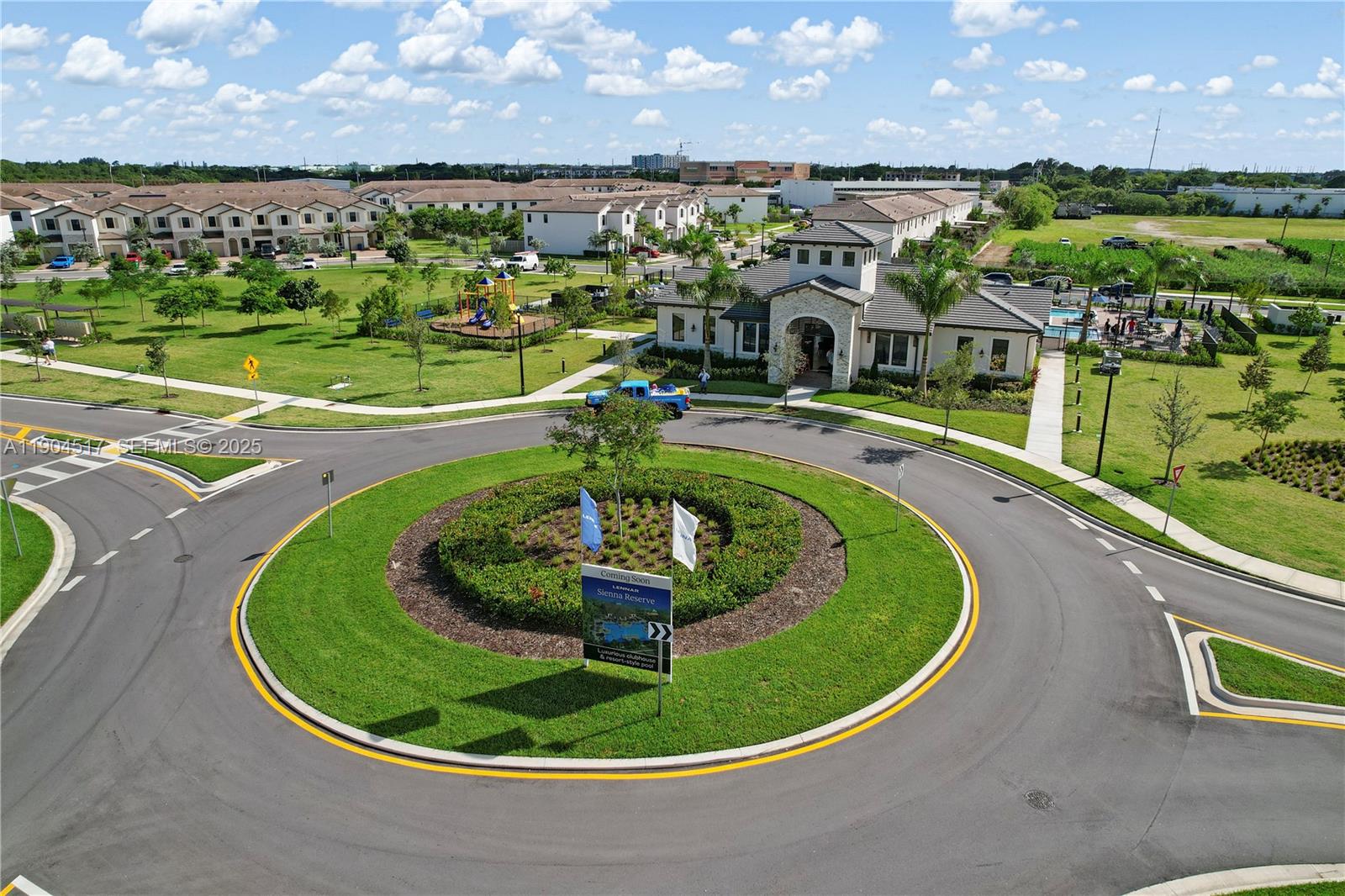 12942 Southwest 232nd Terrace Homestead, FL 33032 - Photo 24 of 27 a view of a swimming pool with a garden