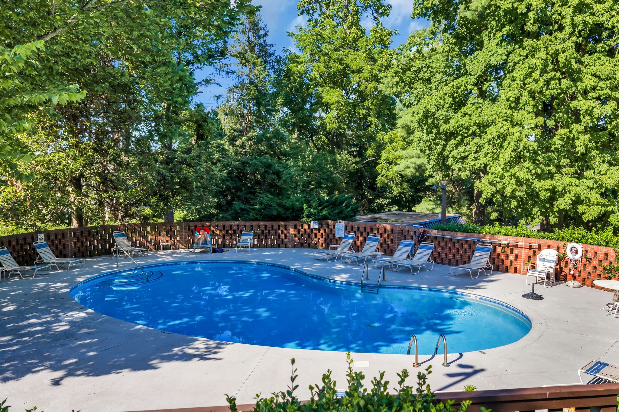694 Timber Lane Nashville, TN 37215 - Photo 28 of 30 a view of a swimming pool with a patio