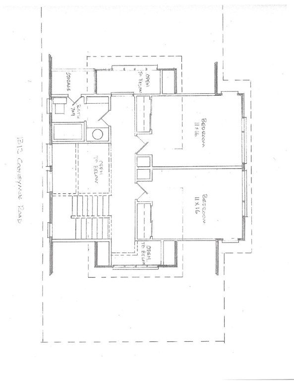 1312 Cooneymus Road Block Island, RI 02807 - Photo 23 of 24 Floor plans - 2nd floor