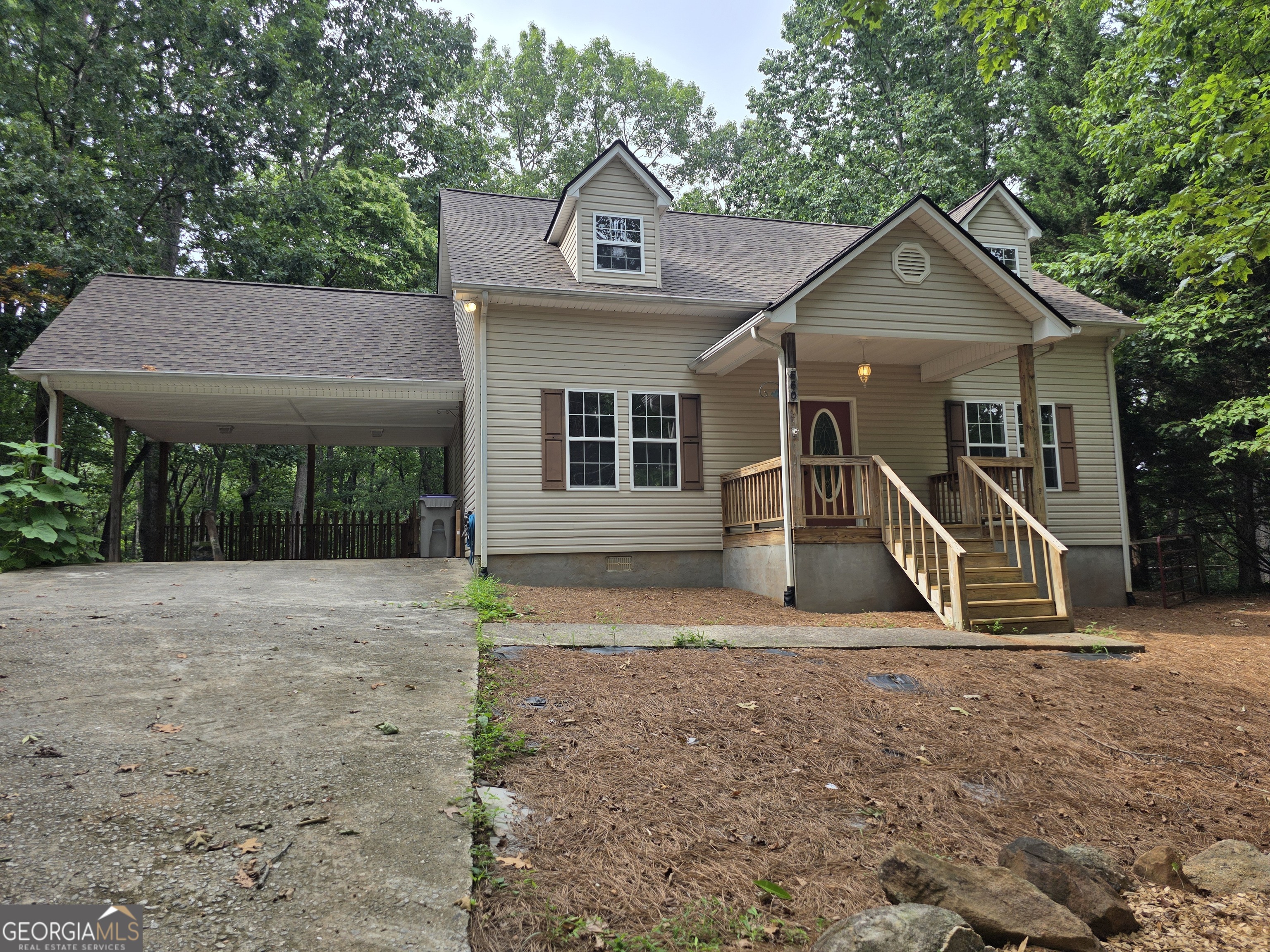 550 Washboard Road Cleveland, GA 30528 - Photo 1 of 1 a view of a house with backyard
