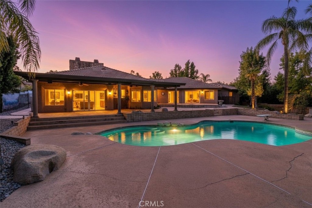 1249 Coronet Drive Riverside, CA 92506 - Photo 38 of 57 swimming pool with outdoor seating