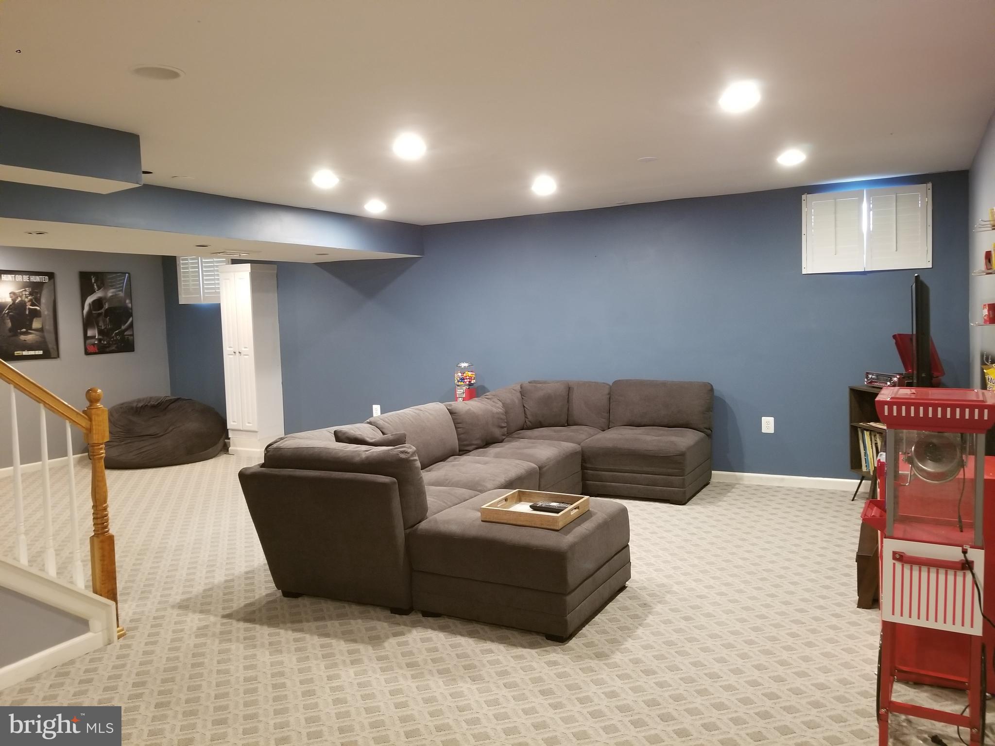 18421 Cornflower Road Boyds, MD 20841 - Photo 40 of 48 Basement with large finished area