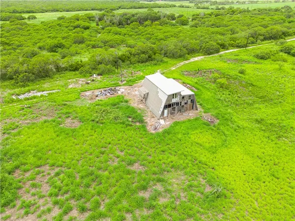 a view of a lush green space