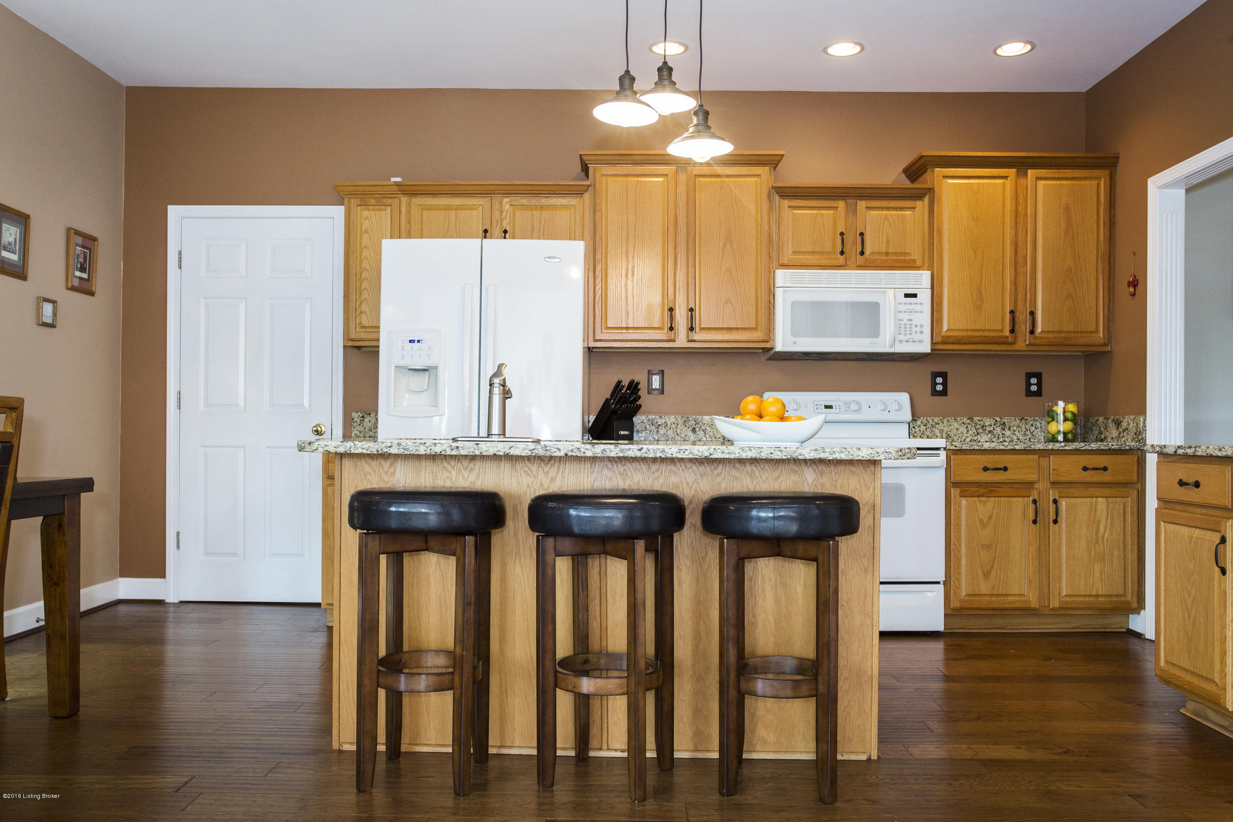 4504 Stone Ridge Road Crestwood, KY 40014 - Photo 23 of 45 Work Island with new GRANITE counter tops doubles as a breakfast bar.