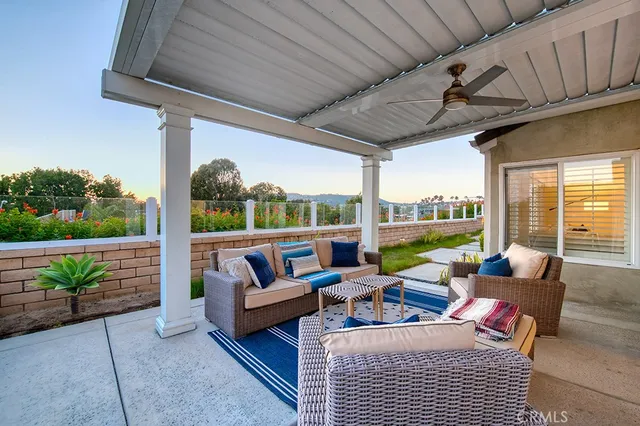 a outdoor space with patio the couches and pool