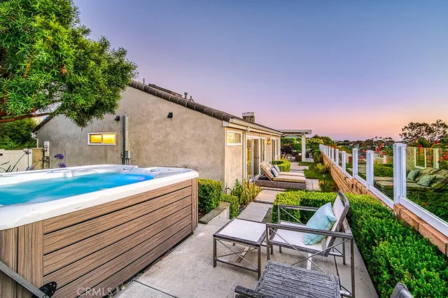 a house view with a sitting space