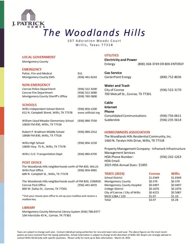 $729,990 | 308 Magnolia Bloom Court, Willis, TX 77318