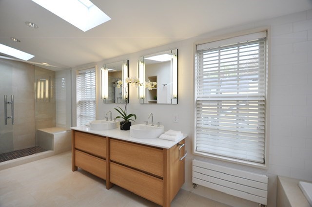 153 Watson Road Belmont, MA 02478 - Photo 10 of 20 a bathroom with a sink and a mirror