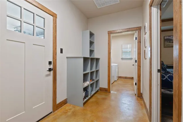 a view of walk in closet