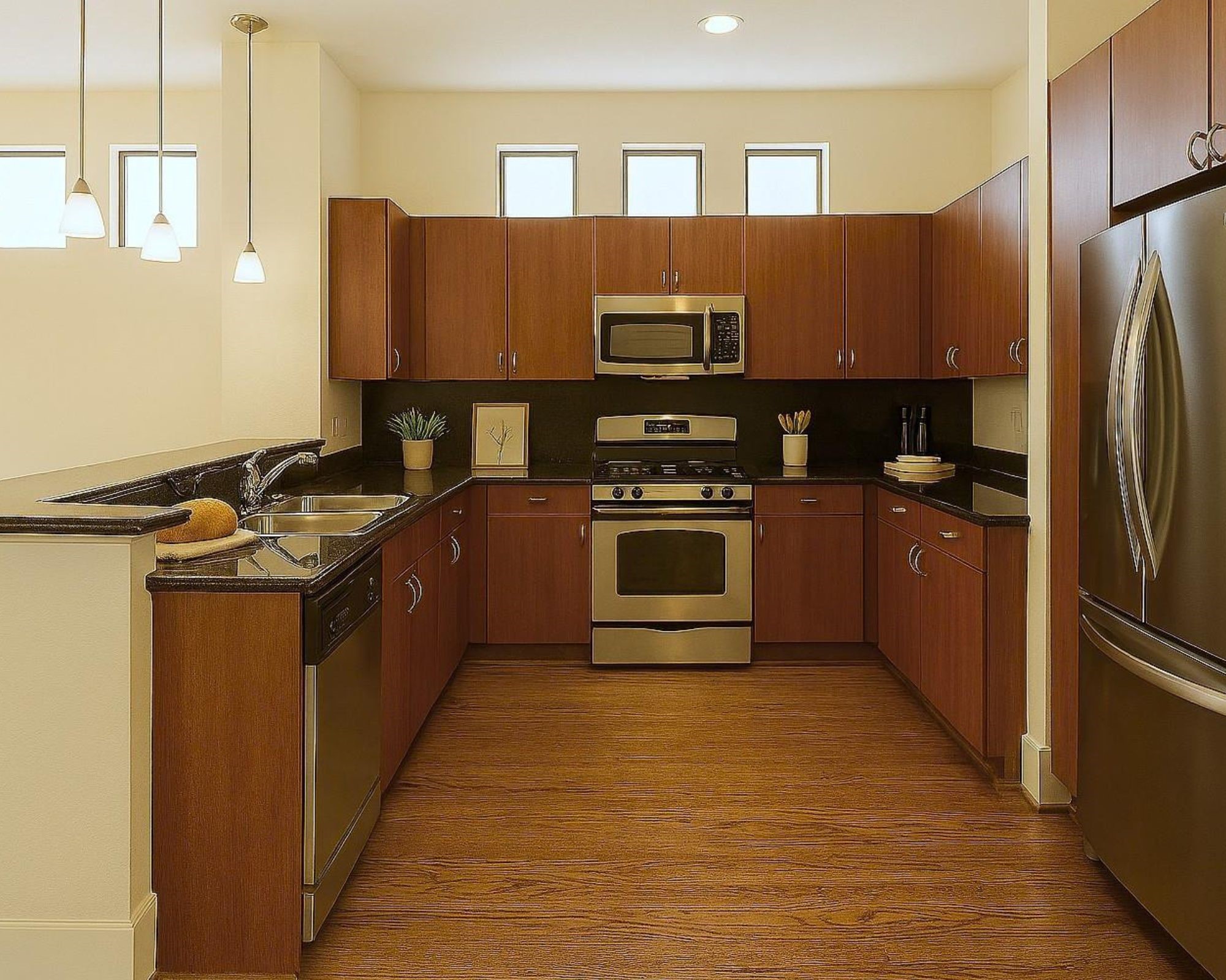 404 Parker Street Houston, TX 77007 - Photo 14 of 20 Kitchen on Second Level