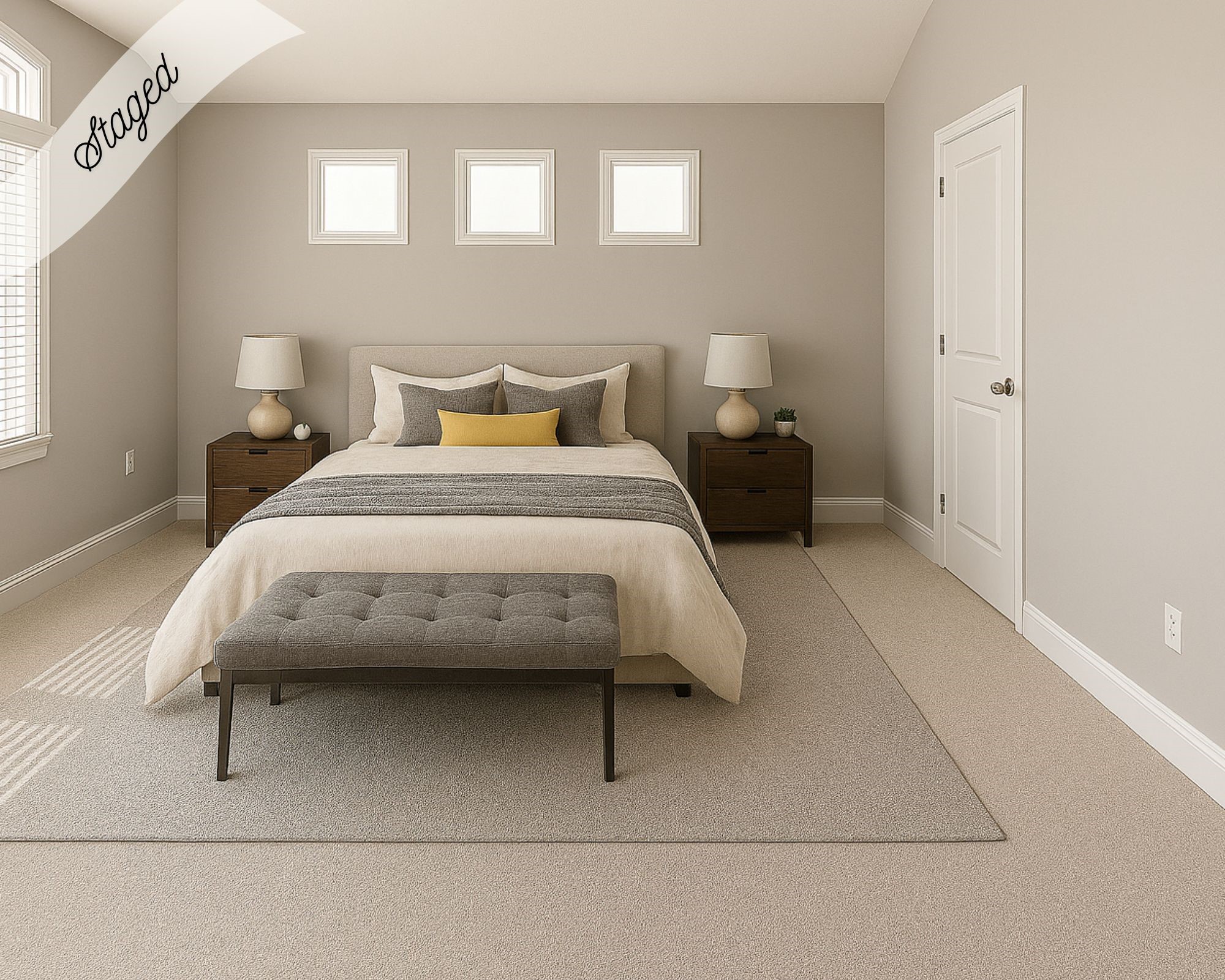 404 Parker Street Houston, TX 77007 - Photo 18 of 20 Primary Room (Staged)