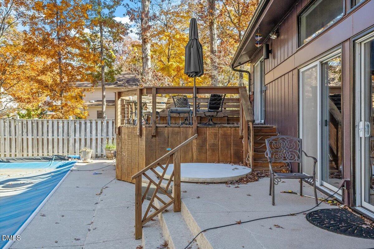 4501 Wingate Drive Raleigh, NC 27609 - Photo 30 of 36 a view of steet with deck