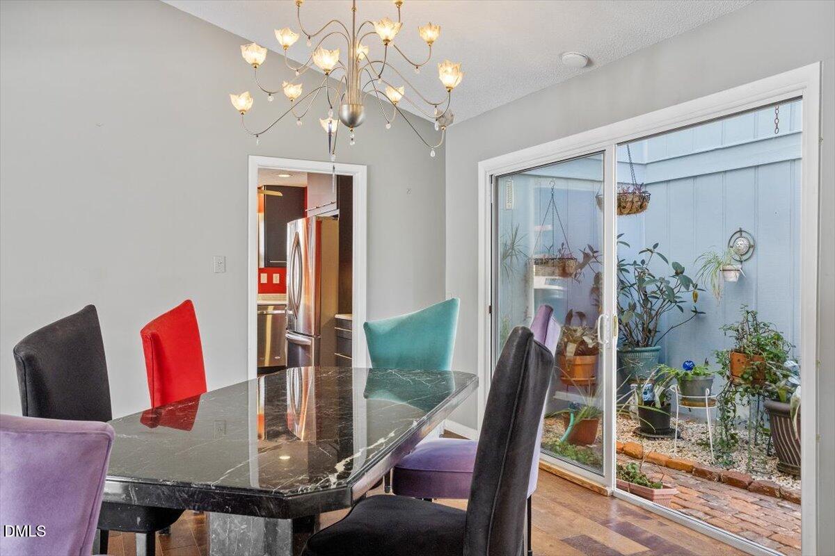 4501 Wingate Drive Raleigh, NC 27609 - Photo 7 of 36 a view of a dining room with furniture